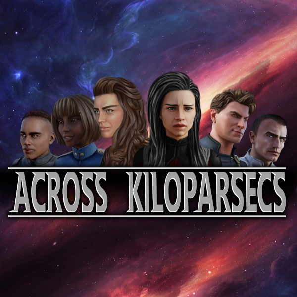 Across Kiloparsecs (Game Soundtrack) by Bloodless Mushroom Album Cover